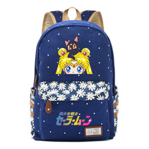 Beautiful Girl Warrior Student Backpack, Floral Casual Backpack