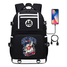 Manga Dragon Ball Usb Youth Student Backpack For Men And Women, Backpack For Leisure Travel