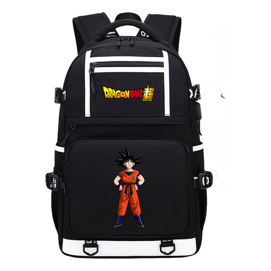 Seven Dragon Ball Usb Youth Student School Bag Men's And Women's Backpack Leisure Travel Bag