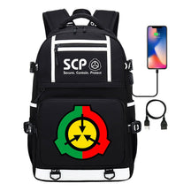 Printed Usb Youth School Bag Leisure Travel Backpack