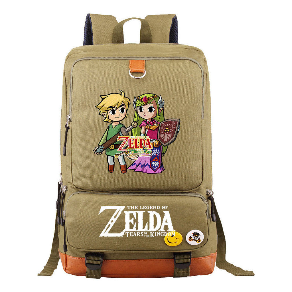 Printed Teen School Bag Travel Bag Backpacks