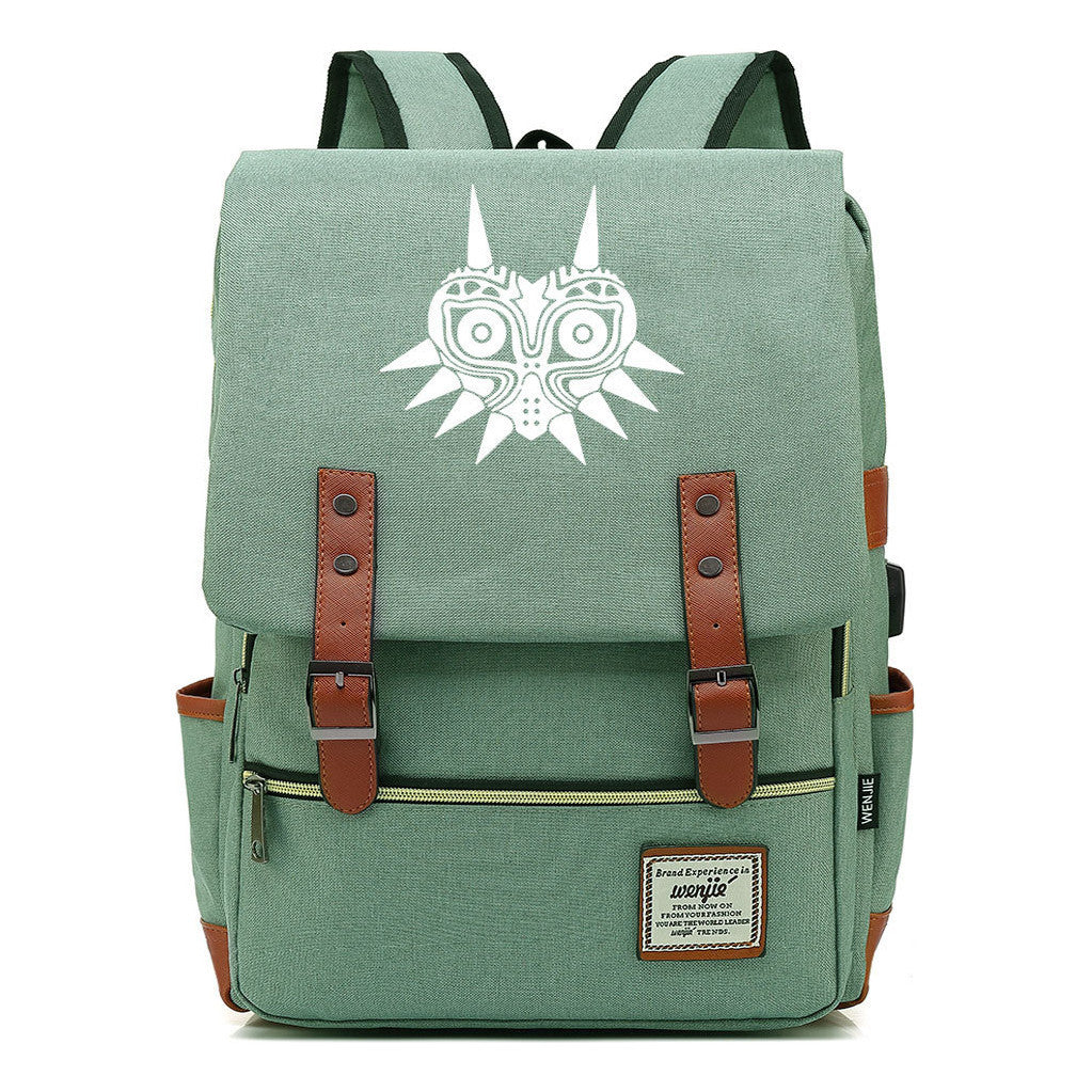 Game The Tear Seal Of The Kingdom Of Zelda Student Backpack Usb Men's And Women's Leisure Backpack