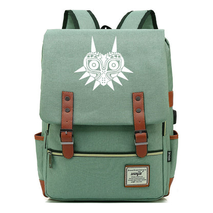 Game The Tear Seal Of The Kingdom Of Zelda Student Backpack Usb Men's And Women's Leisure Backpack