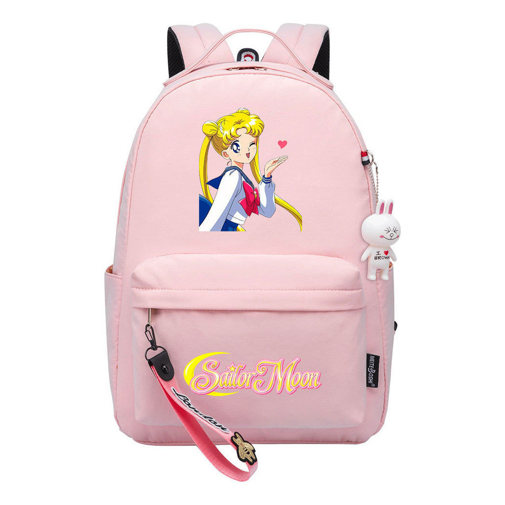 Beautiful Girl Warrior Printed Youth Student School Bag Men's And Women's Leisure Bag Women's Backpack