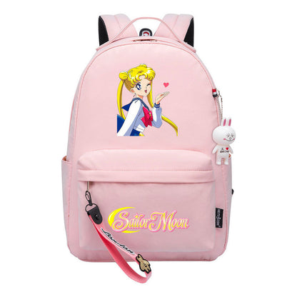 Beautiful Girl Warrior Printed Youth Student School Bag Men's And Women's Leisure Bag Women's Backpack