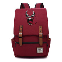Printed Youth Student School Bag Casual Belt Buckle Classic Backpack