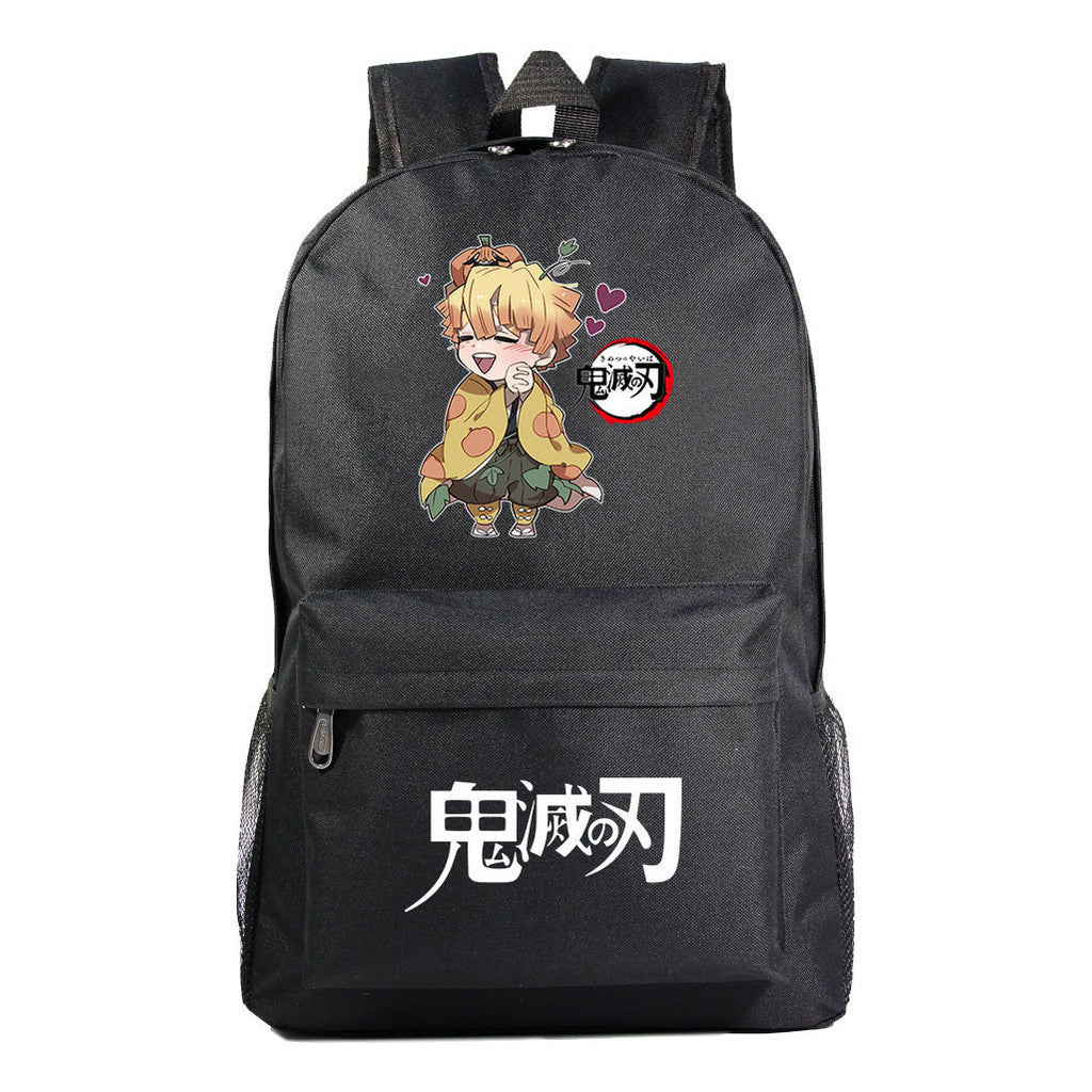 Comic Cartoon Fashion Printed Youth Student Backpack For Men And Women's Leisure Backpack