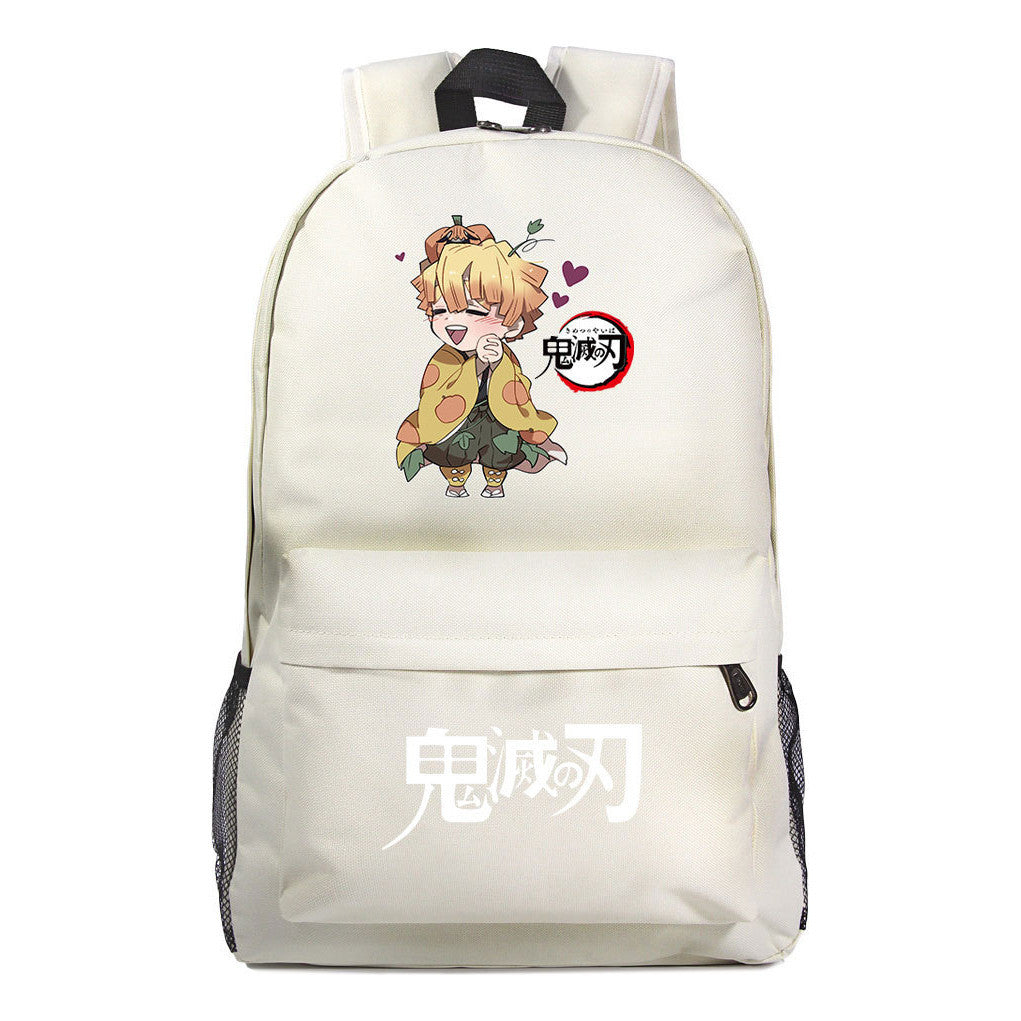 Comic Cartoon Fashion Printed Youth Student Backpack For Men And Women's Leisure Backpack