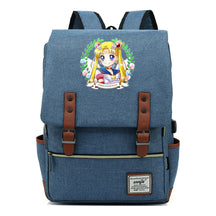 Beautiful Girl Warrior Youth Student School Bag Usb Men's And Women's Leisure Backpack