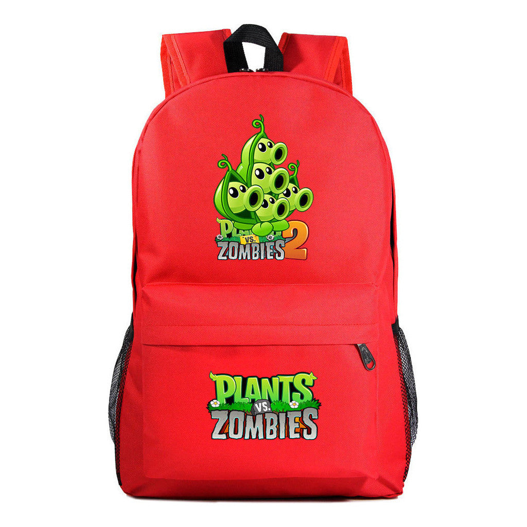 Game Plants Youth Student School Bag Men's And Women's Leisure Backpack