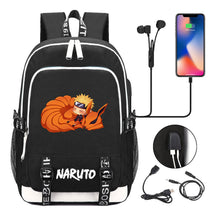 Naruto Student Backpack Usb Men's And Women's Casual Backpack