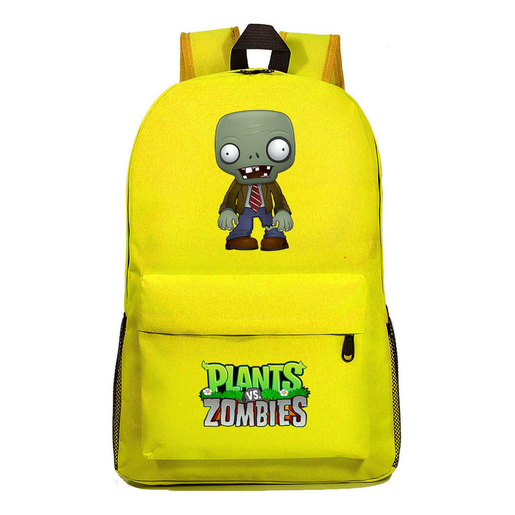 Game Plants Youth Student School Bag Men's And Women's Leisure Backpack