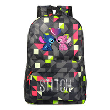 Interstellar Baby Stitch Printed Youth Student Backpack For Men And Women Casual Backpack