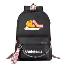 Lazy Egg Usb Youth Student Backpack For Boys And Girls Leisure Travel Backpack