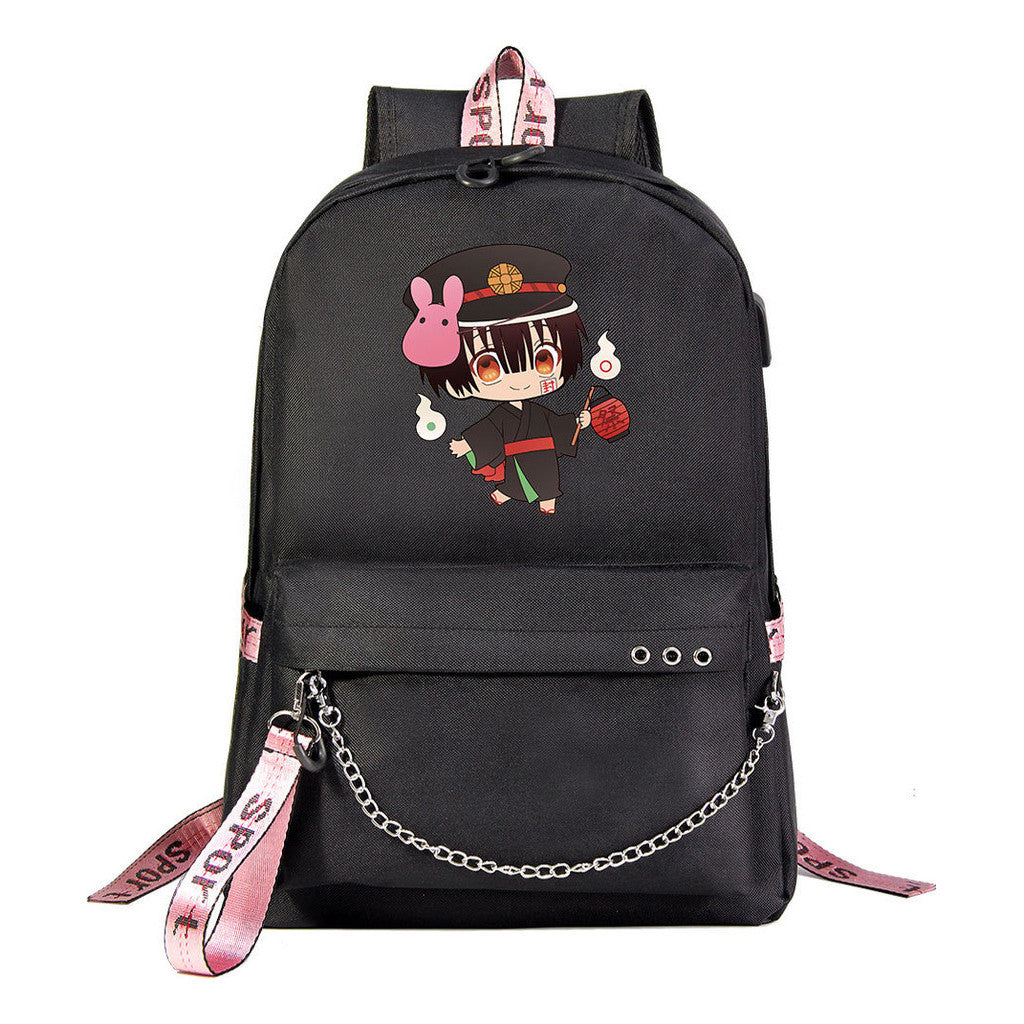 Usb Youth Student Backpack For Boys And Girls Leisure Travel Backpack