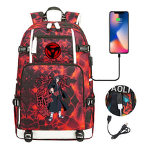 Naruto Usb Youth Student Backpack For Men And Women Leisure Travel Backpack