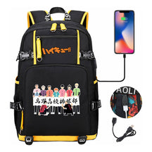 Volleyball Youth Usb Large Capacity Youth Student School Bag Men's And Women's Leisure Travel Backpack