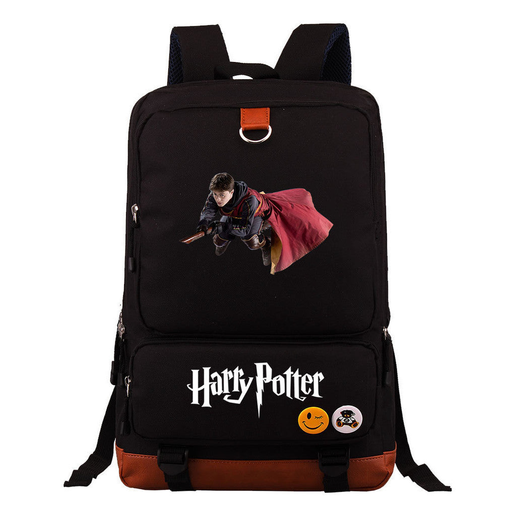 School Of Witchcraft And Wizardry Youth Student Backpack, Large Capacity Travel Bag, Men's And Women's Backpack