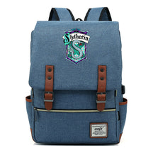 School Of Witchcraft And Wizardry Student Backpack Usb Men's And Women's Leisure Belt Buckle Backpack