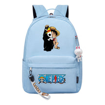 Cartoon Cartoon One Piece Luffy Schoolbag Leisure Bag Girls Backpack