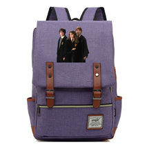 Academy Of Magic Print Teen Student School Bag For Men And Women Casual Belt Buckle Classic Backpack