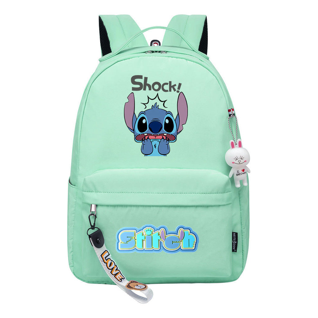 Interstellar Baby Stitch Printed Youth Student School Bag For Men And Women Leisure Travel Bag For Women Backpack