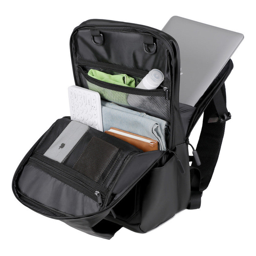 Backpack, Business Laptop, Travel Bag, Multi Functional Double Layered Backpack