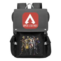 Apex Hero Print Usb Charging Cap Headpiece Student Backpack Leisure Backpack