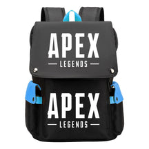 Apex Hero Print Usb Charging Cap Head Style Student School Bag Casual Backpack