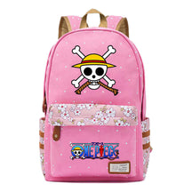 Anime Pirate Wang Lufei Printed Student School Bag Fragmented Flower Leisure Backpack