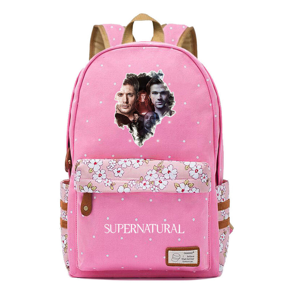 Evil Power Printed Student School Bag Fashion Casual Backpack