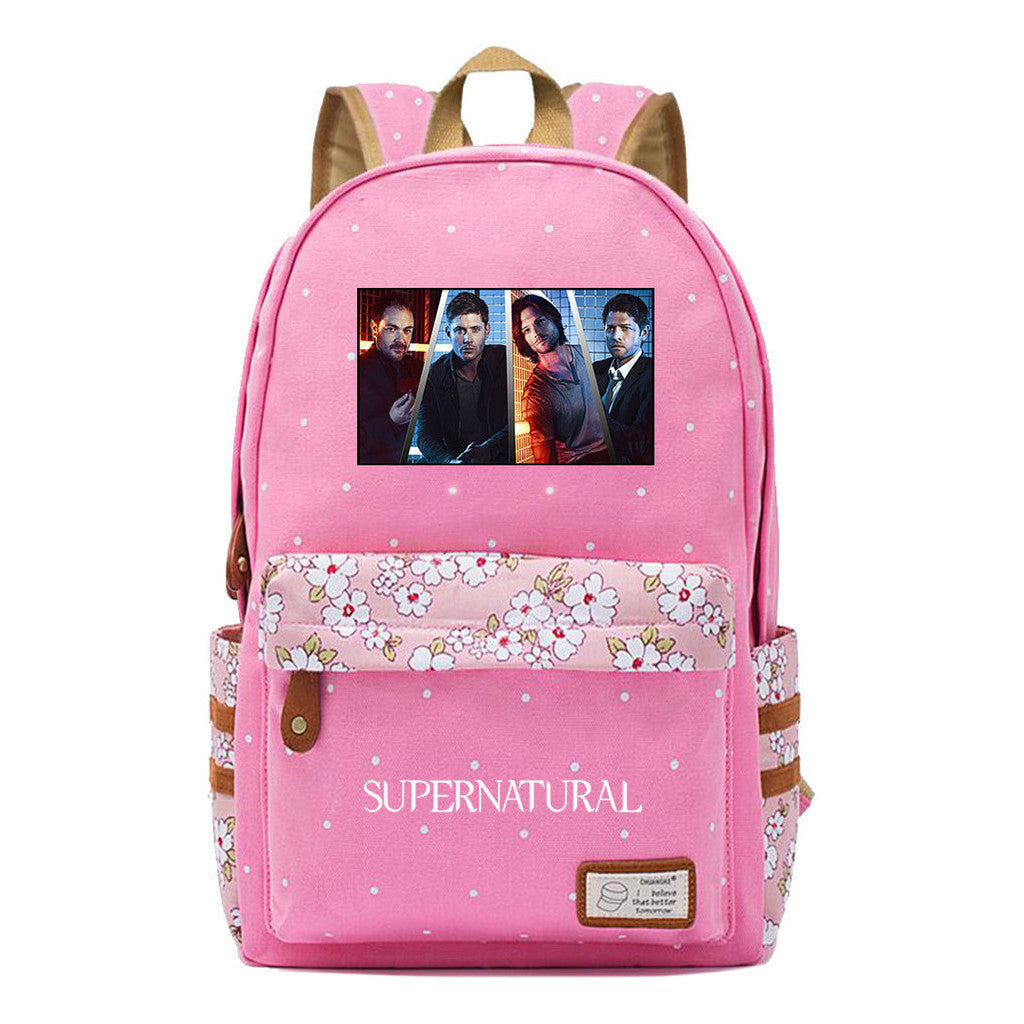 Evil Power Printed Student School Bag Fashion Casual Backpack