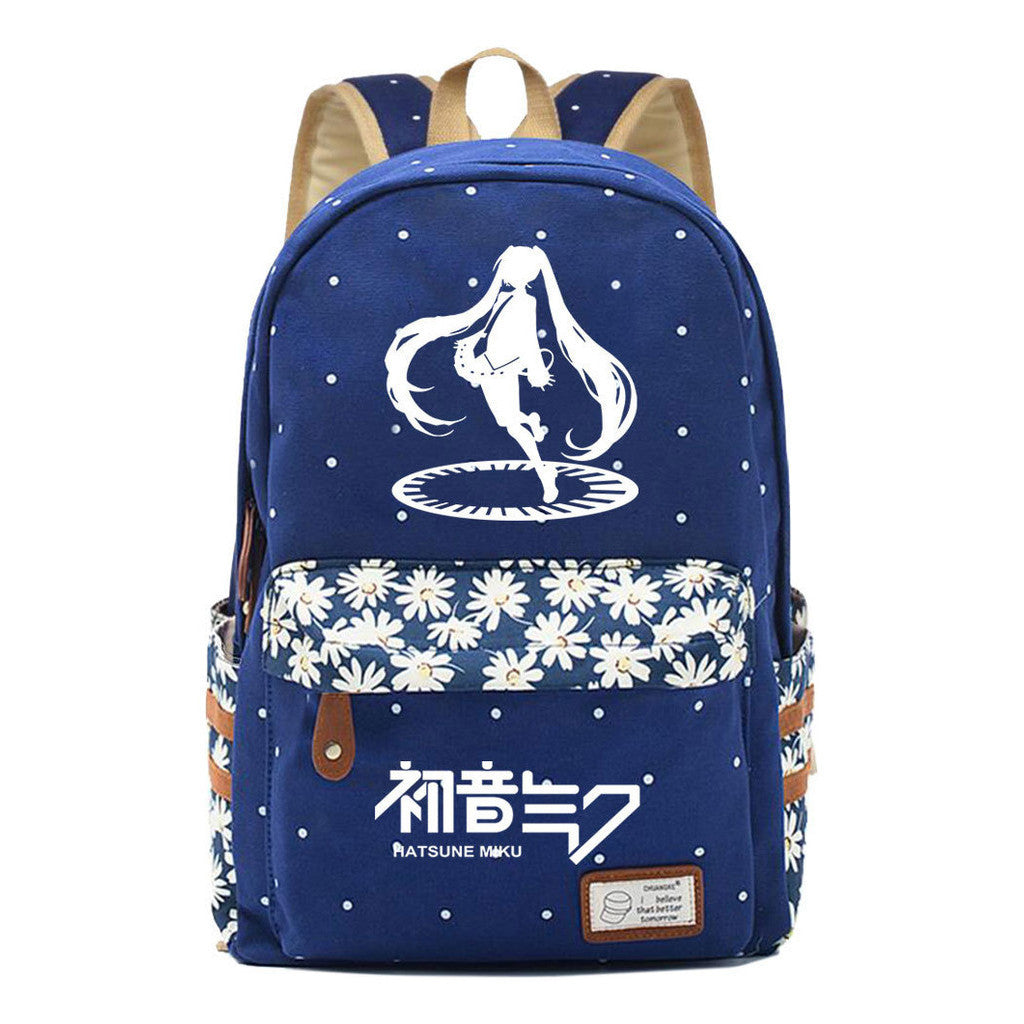 Virtual Music Printed Student Backpack Leisure Backpack
