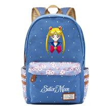 Anime Surrounding Beauty Girl Warrior Youth Student School Bag Fragmented Flower Boy's And Girl's Leisure Backpack