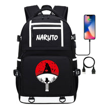 Naruto Usb Youth Student School Bag Men's And Women's Backpack Leisure Travel Bag