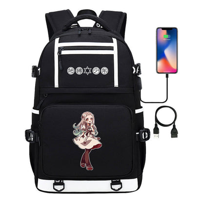 Usb Youth Student School Bag Men's And Women's Backpack Leisure Travel Backpack