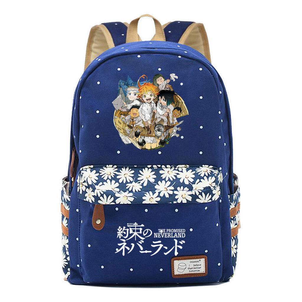 Promised Dream Island Printed Teenage Student Backpack With Floral Floral Floral Casual Backpack For Men And Women