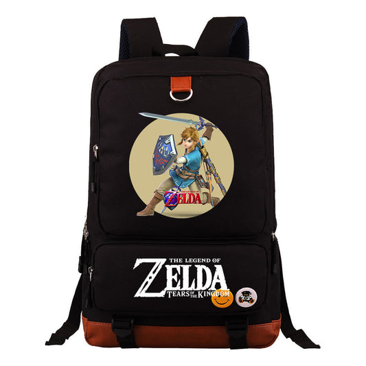 Printed Teen School Bag Travel Bag Backpacks