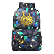 Golden Printed Student Backpack Casual Backpack