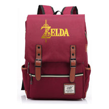 Golden Game Zelda Printed Youth Student Backpack For Men And Women, Casual Belt Buckle, Classic Backpack