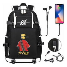 Printed Usb Youth Student School Bag Leisure Large Capacity Travel Backpack