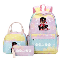 Teenage Student Girl Backpack Lunch Bag Three Piece Set Backpack