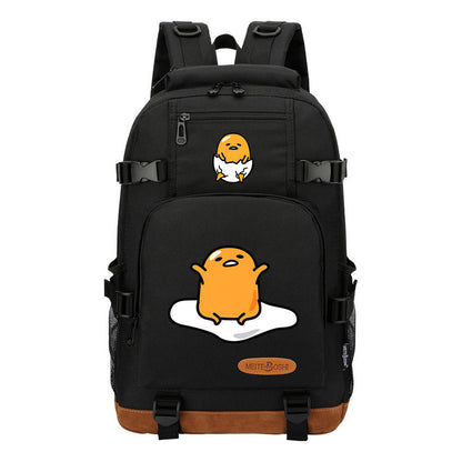 Lazy Egg Teenage Student Backpacks Boys And Girls Backpack