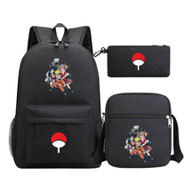 Naruto Starry Sky Youth School Bag Three Piece Set For Boys And Girls Backpack Set
