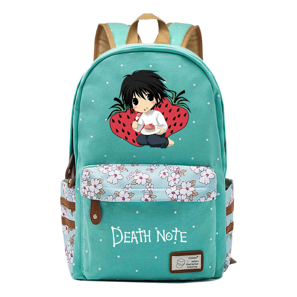 Death Note Night God Moon Youth Girl Student School Bag Leisure Backpack