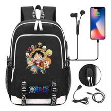 Pirate King Lufei Youth Student School Bag Usb Men's And Women's Leisure Backpack