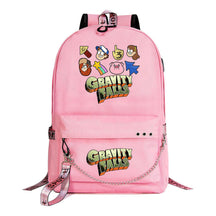 Cartoon Strange Town Youth Student School Bag Men's And Women's Leisure Travel Backpack