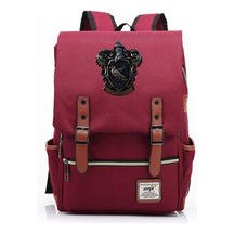 School Of Witchcraft And Wizardry Printed Youth Student School Bag Casual Belt Buckle Classic Backpack