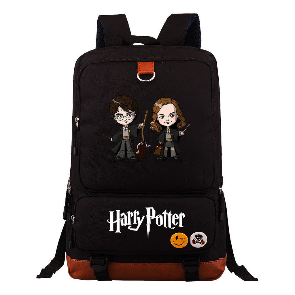 School Of Witchcraft And Wizardry Youth Student Backpack, Large Capacity Travel Bag, Men's And Women's Backpack