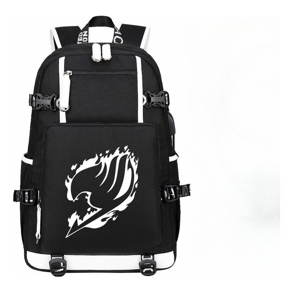 Usb Large Capacity Youth Student Backpack For Leisure Travel Backpack